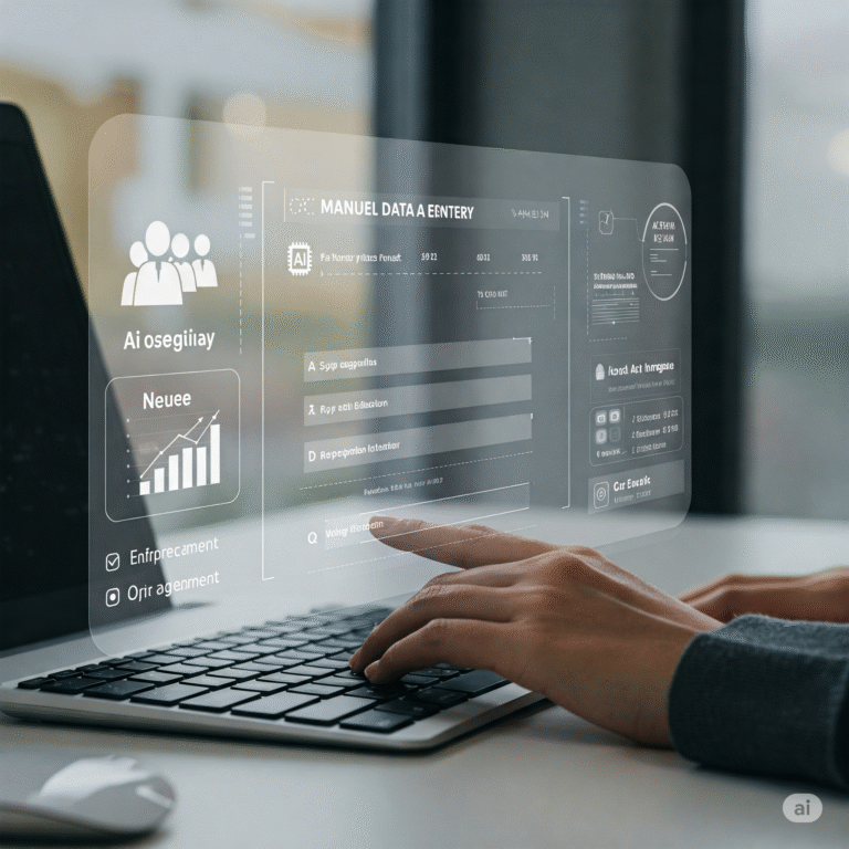Manual Data Entry with AI Assistance